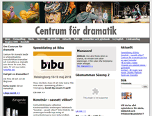 Tablet Screenshot of centrumfordramatik.se